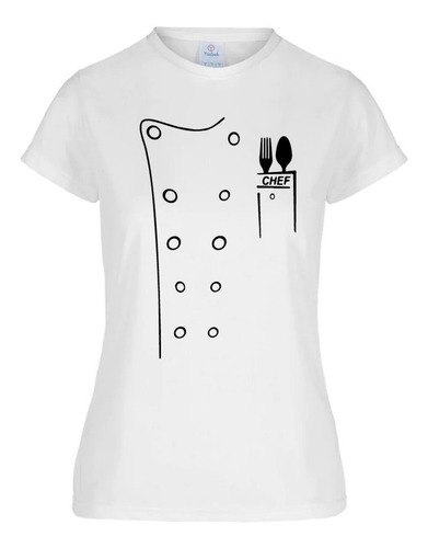 Playera Tipo Filipina De Chef Restaurantes Cocina Moda Comod