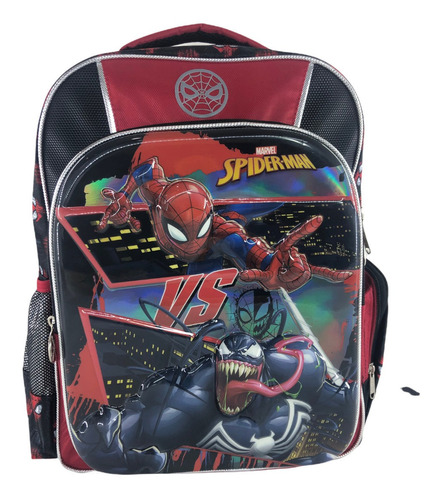 Mochila Spiderman Y Venom, Hombre Araña Primaria Original