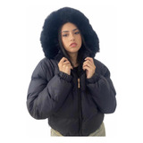 Campera Puffer Reversible Corderito Y Capucha Desmontable