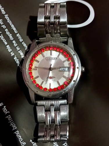 Reloj Vintage Citizen Daytona Automático 21 Esmeraldas Al100