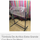 Tómbola 80x40 Con Bace Metálica Iva Incluido