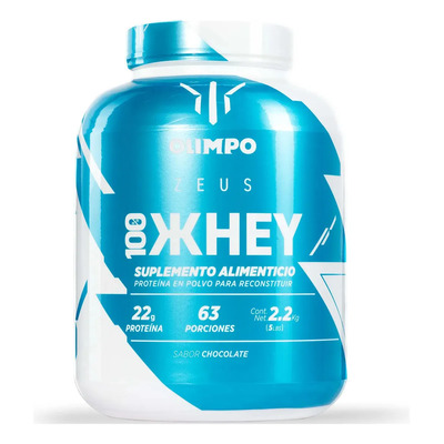 Proteina Olimpo Zeus suplemento alimenticio | 2.26kg | 65 Servicios | Proteina 100% Whey | Sabor Chocolate | 22gr. de porcion| en polvo | MercadoLibre