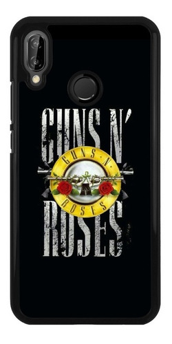 Funda Protector Para Huawei Guns And Roses Logo Rock 01