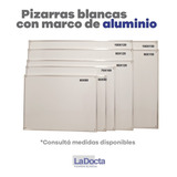 Pizarra Blanca De 60x80 Con Marco De Madera - Nueva Cordoba