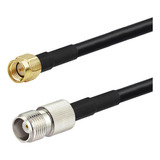 Cabo Pigtail Rgc-58 50cm Com Conector Tnc Femea X Sma Macho