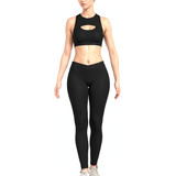 Leggins Levanta Gluteos + Bra Conjunto Licra Deportivo Mujer