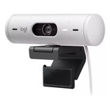 Webcam Logitech Brio 500 Full Hd 1080p Blanco Cámara Web