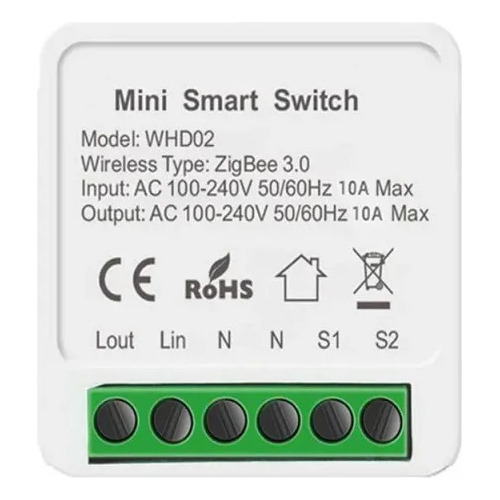 Rele Mini Interruptor 1 Canal Zigbee Tuya Alexa Google