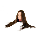 Maniquí Cabeza Cabezote Para Peinar Y Corte Cabello Xl