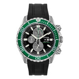 Citizen Promaster Diver Black Chrono Ca0715-03e ... Dcmstore Color De La Correa Negro Color Del Bisel Verde Color Del Fondo Negro