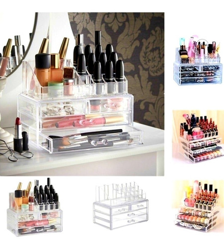 Organizador De Maquillaje Cosmetiquero Joyero Acrilico 