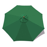 Funda De Repuesto Para Paraguas, Impermeable, Para Exteriores, De 2,7 Metros/6 Huesos, Color Verde