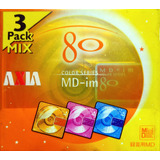 3 Minidisc Md Mini Disc Fujifilm Axia