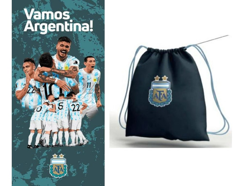 Toallones Secado Rapido River Boca Oficial C/ Mochila Regalo