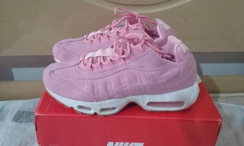 Tenis Nike Air Max 95 Rosa E Branco Nº34 Original!!!