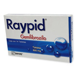 Gemfibrozilo 14 Tabletas 600mg