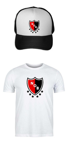 Combo Remera + Gorra Trucker Newells Old Boys La Lepra