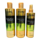 Shampoo + Acondicionador + Spray Gel Expert Argan Y Keratina