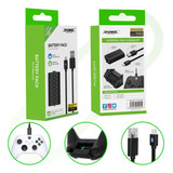 Kit Cabo + Bateria Controle Xbox Series S Ou X Compatível