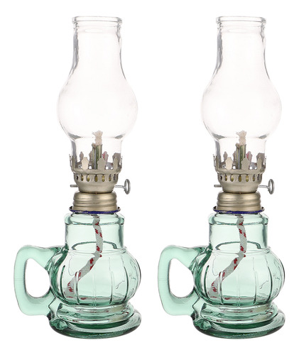 Lámpara De Aceite, Lámpara De Queroseno Vintage, 2 Piezas