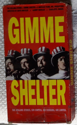 Vhs Rolling Stones Gimme Shelter Nacional