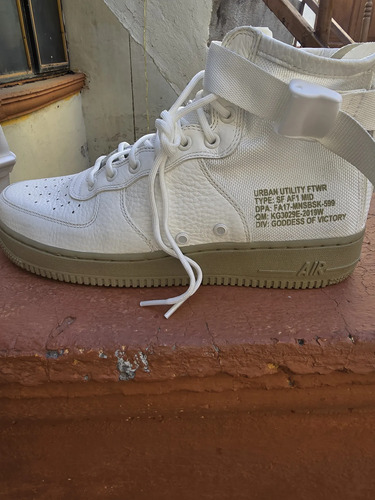 Tenis Nike Sf Air Force 1 Bota Blancos De Piel Para Hombre | MercadoLibre