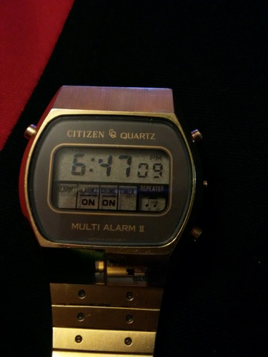 Reloj De Pulsera Vintage Citizen Quartz Multi Alarm 2