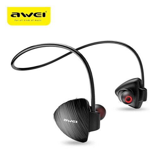 Audífono Inalámbricos Deportivos Awei A847bl Waterproof Ipx4