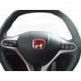 Honda Civic  / Fit / City / Accord  Emblema H Volante Insignia Negra Negro Cromado Logo Adhesivo  Honda CITY