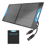 Enernova Panel Solar Portatil De 100 W Para Generador Solar,