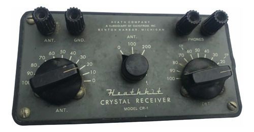 Recibidor Vintage Heathkit Krystal Receiver Cr-1