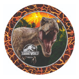 Painel Redondo Subl Teci 1,50x1,50 Jurassic World Licenciado
