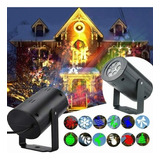 Proyector Luces Led Navidad Árbol Copo Nieve Muñeco Reno