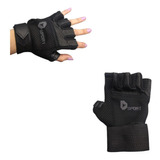 Guantes Simples Gym Entrenamiento + Guantes Con Muñequera