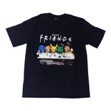 Camiseta Friends Humor Sátira Santa Ceia Anime Hcd601