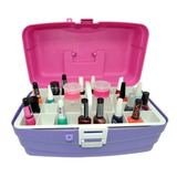 Caixa Rosa Manicure Hi - Excelente Qualidade 24 Esmaltes