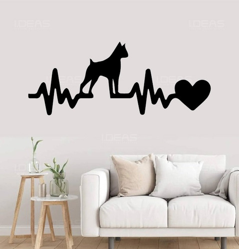 Vinilo Decorativo Perro Veterinaria 115x47