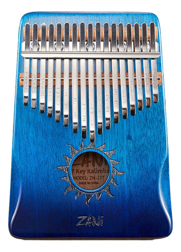 Piano Zani Kalimba De 17 Teclas, Dedo Pulgar, Marim De Mader