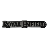 Parche Royal Enfield Texto Grande Reflectivo Tipo Espaldar