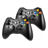 Kit Controle S/fio Joystick Xbox 360 + Bateria Recarregavel