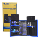 Kit Desarmador Herramienta Reparacion Celular 81 En 1 Obi