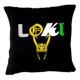 Almohadones 40x40 Estampas Loki Serie Marvel Disney Wilwarin