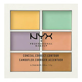 Paleta Correctores Nyx Professional Makeup, Tono Universal