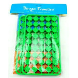 Loteria Bingo Familiar 90 Bolillas Plastico+12 Cartones Full