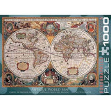  Rompecabezas Eurographics Antiguo Mundo Mapa 1000 Piezas