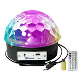 Bola De Luces Led Multicolor Con Mp3 Usb Bluetooth