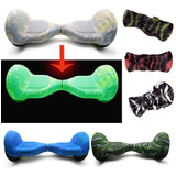 Capa De Silicone Hoverboard 10 Fluorescência Varia Cor Led