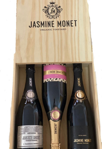 Caja Madera Champagne Jasmine Monet Mix Silver-pink-black 