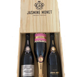 Caja Madera Champagne Jasmine Monet Mix Silver-pink-black 