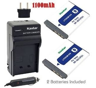Kastar Batería (2-pack) Y El Kit Cargador Para Sony Np-bd1, 